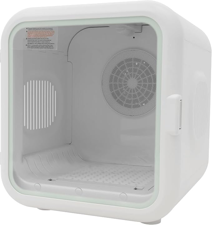 DYNAMI 62L Automatic Pet Dryer Box for Cats and Dogs,800W Quiet Dog Hair Dryer with Adjustable Temperatur&Time,Hands-Free Cat Drying Box Portable Grooming Dryer