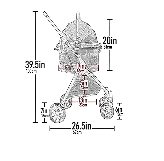 Pet Gear 3-in-1 View 360 Travel System Stroller - Sea Salt, 4 Wheel