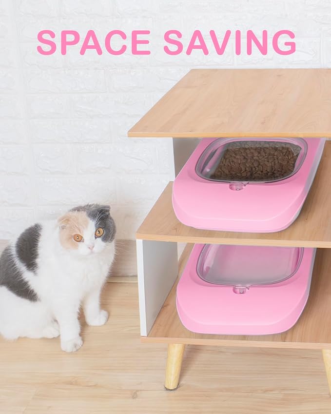 10-13 Lbs Airtight Dog Food Storage Container, 13 Lbs, Pink