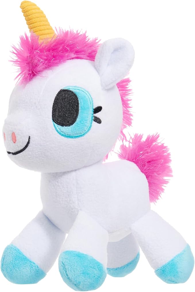 BarkBox Bob the Barking Unicorn Dog Toy - Toy for Small Dogs | Cryptid Plush Unicorn Toy with Squeaker and Crinkle