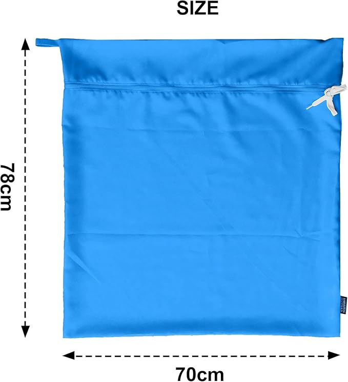 Pet Washing Bag Dog Cat Horse Hair Laundry Bag for Rug Sheet Boots Pets Laundry Helper by Harrison Howard True Blue