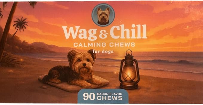 Calming Chews for Dogs, Bacon, 90-Pack, 90 Count