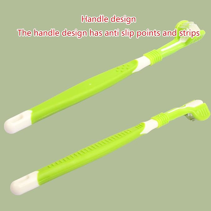 Multi-Type Pet Toothbrush Small-Head Multi-Angle Toothbrush Cleaning Dogs Brush Bad Breath Teeth Cleaning Care Tool