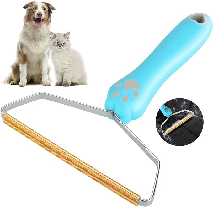 Qiguet Pet Hair Remover Dog Hair Remover - Cat Hair Remover Furniture,Carpet Rake,Pet Hair Removal Tool,Pet Hair Remover for Couch,Pet Towers,Floor Mats & Rugs - Unique Carpet Scraper & Fur Remover