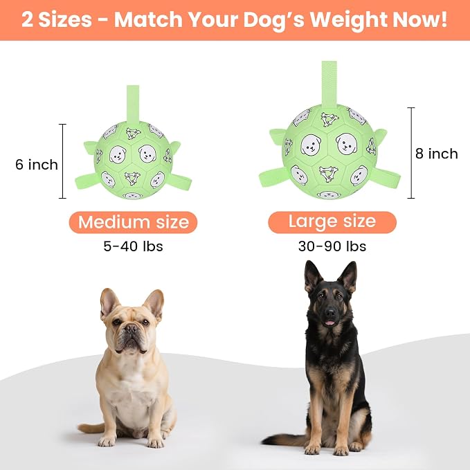 6in Dog Soccer Ball, Interactive, Floating