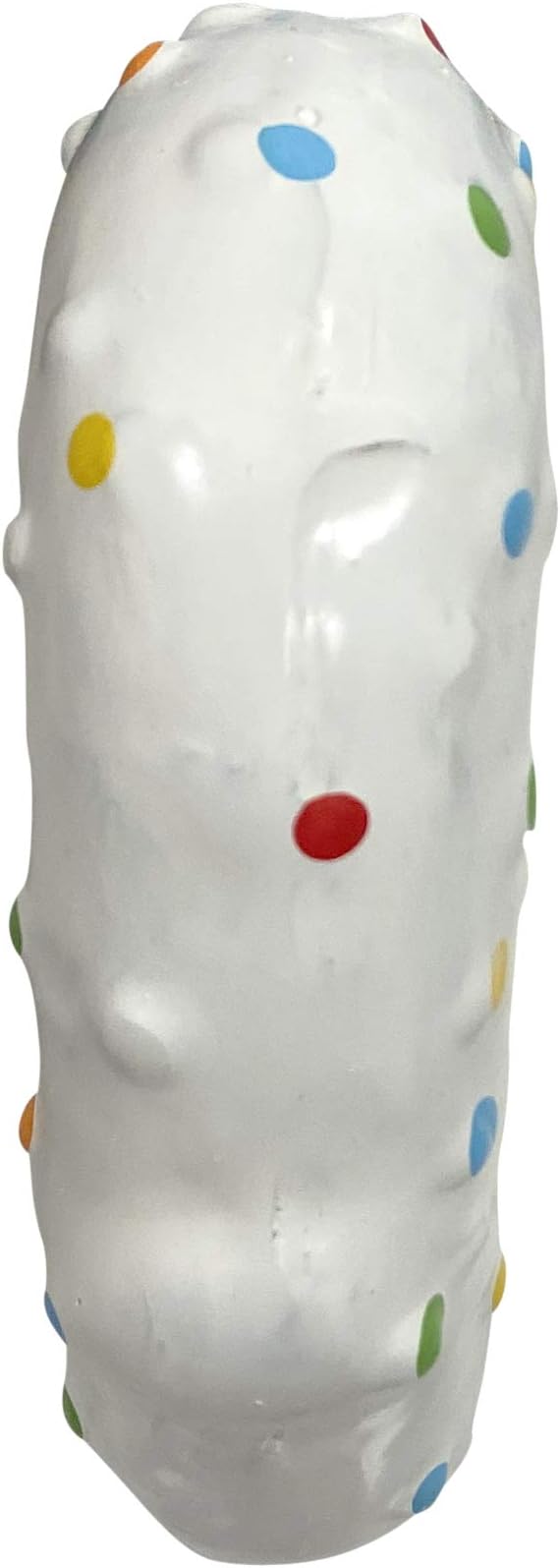 fouFIT 87377 Dessert Chew Latex Toy for Dogs, Chocolate Dipped Pretzel, 4.5"