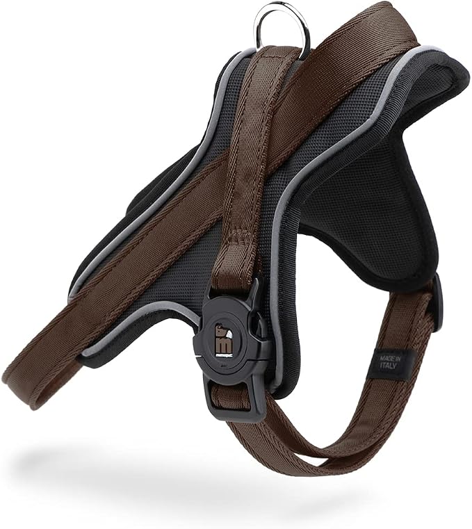 MyFamily Made in Italy Polyester Dog Bib, Your Dog's Master Data Always with You, Smartphone Connection with NFC Technology, Model K, memopet Collection
