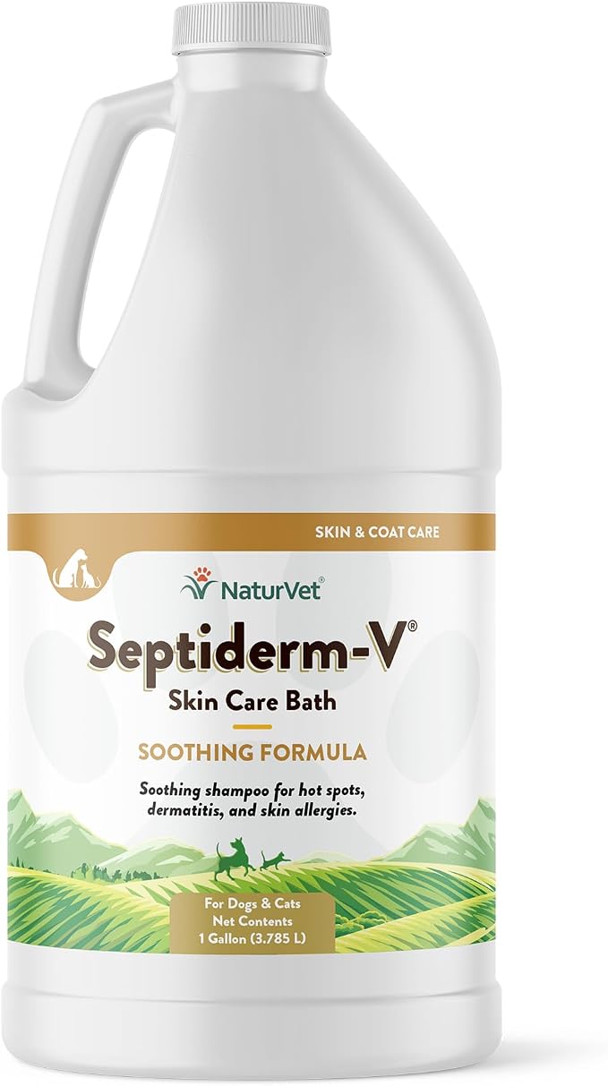 NaturVet Septiderm-V Bath 1 Gallon