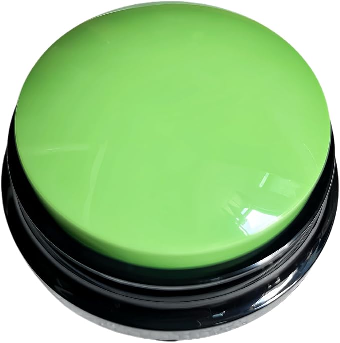 Dog Talk Buttons Voice Recording Button, Green