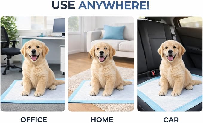 Extra Large Dog Pee Pads 50 Count, 30" x 23.6" Heavy Duty Puppy Training Pads, 5-Layer Leakproof Pet Potty Pads, Ultra Absorbent Large Dog Pads