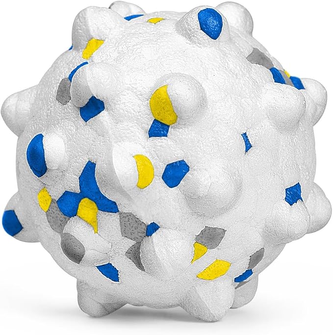 Moonorange Dog Ball, Floating, 1.96in, White, Small