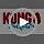 KONG Aqua Floating Fetch Toy, Natural Rubber, Orange, for Large Dogs | Floating KONG Natural Rubber Water Toy with Foam Interior & Rope for Farther Throwing & Easy Retrieval Play