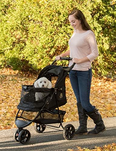 Pet Gear No-Zip Special Edition 3-Wheel Pet Stroller - Onyx
