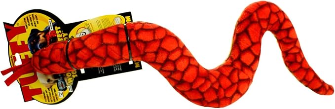 TUFFY® : 2 Pack Snake Dog Toy: Ultra Durable Plush Toy with Multiple Layers & Reinforced Seams, Washable and Floats, Original Construction