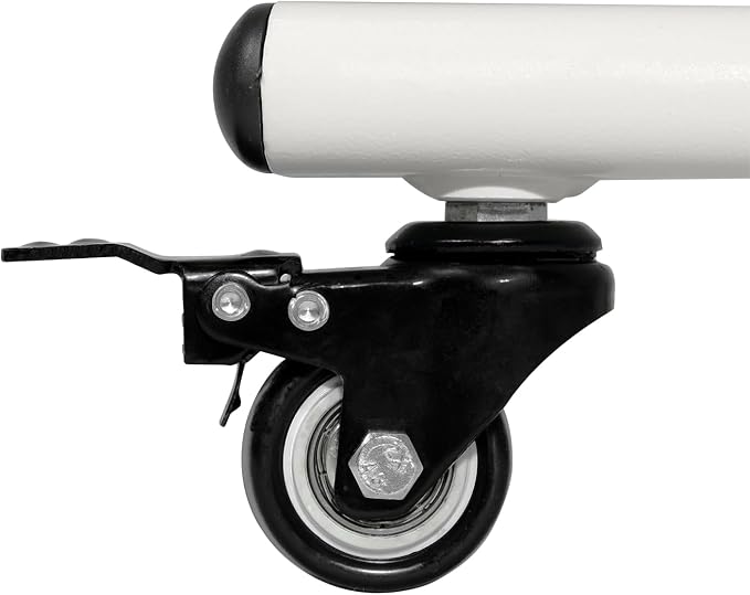 Flying Pig High Velocity Dog Pet Stand Grooming Dryer w/Variable Air Speed & Heat (White w/Black Logo)