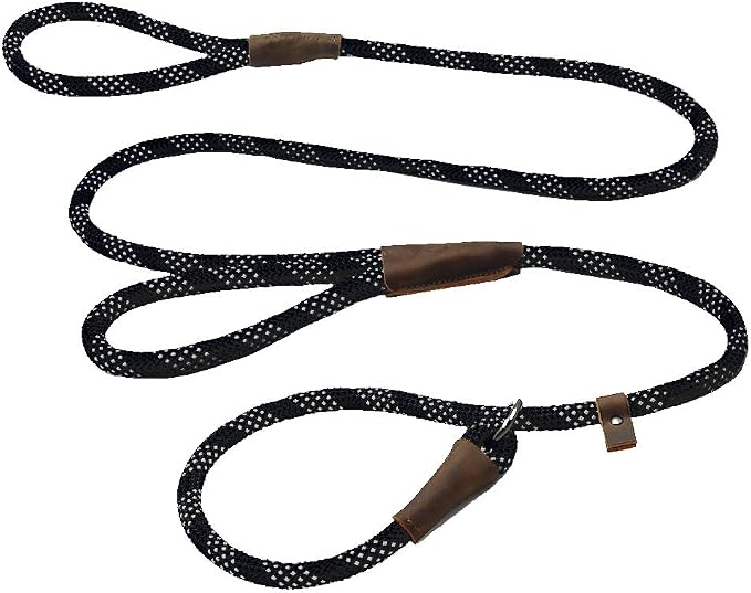 Max and Neo Double Handle Rope Slip Lead Leash - We Donate 1 for 1 to Dog Rescues for Every Product Sold