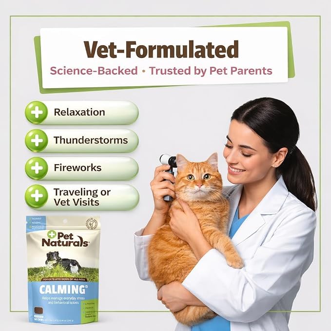 Pet Naturals Calming Chews for Dogs and Cats, Chicken, 160-Pack, 160 Count