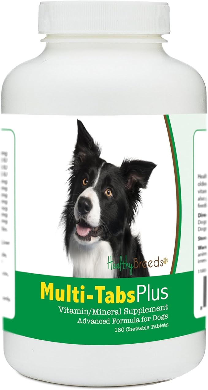 Healthy Breeds Border Collie Multi-Tabs Plus Chewable Tablets 180 Count