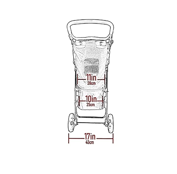 Pet Gear No-Zip Happy Trails Lite Pet Stroller - Dark Raspberry