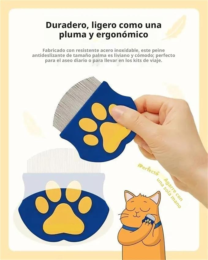 Cat Dog Comb Chin Care Gentle Grooming Brush Pet Safe Slicker Tool For Daily Fur Cleaning Supplies Brushes(Late Smoke)