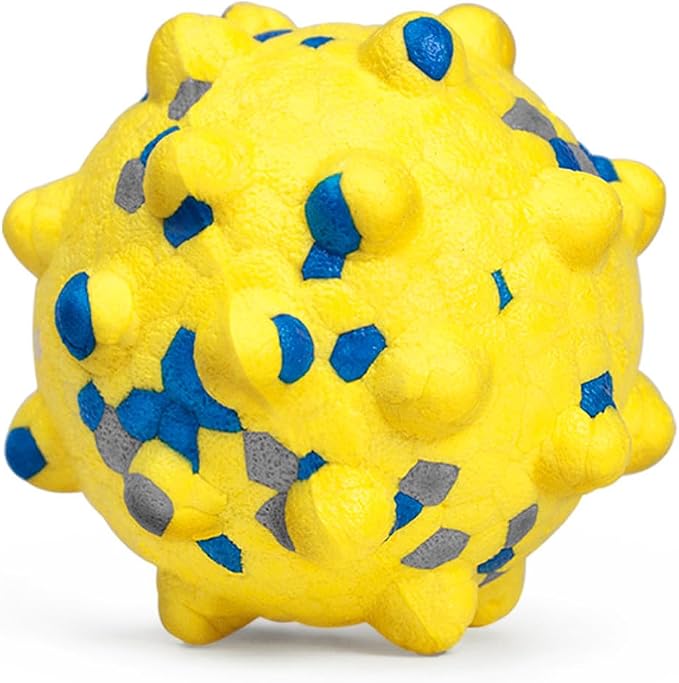 Moonorange Dog Ball, Floating, 1.96in, Yellow, Small