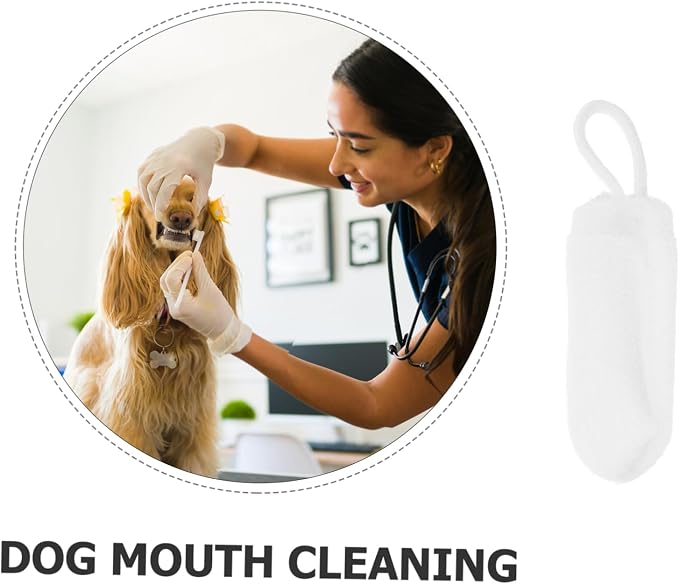 10pcs Dog Finger Toothbrush Durable Nylon Pet Tooth Cleaning Brush for Cats and Dogs Effectively Reduces Plaque Freshens Breath for Pet Owners