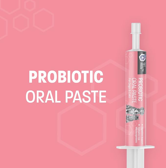 Probiotic Oral Paste for Dogs & Cats - Support Healthy Digestion Probiotic Gel - Anti Diarrhea for Dogs and Cat Probiotics for Diarrhea - for Traveling, Kenneling and Training - 30 cc
