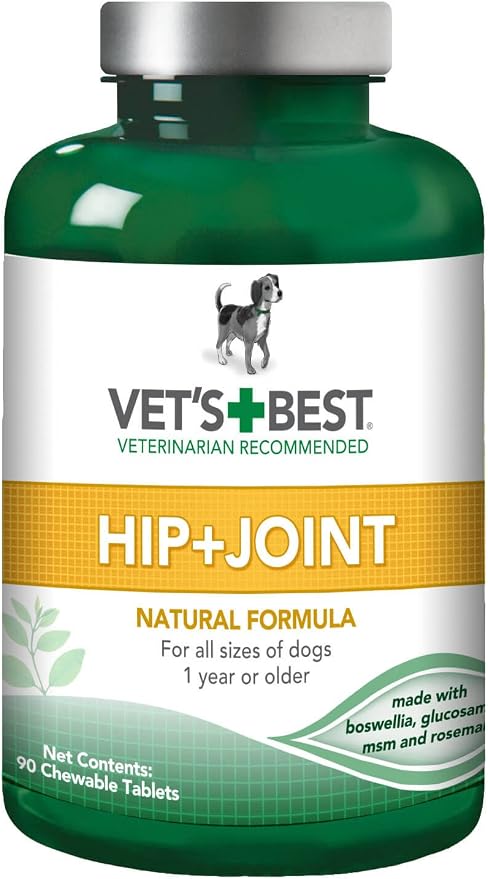 Vet's Best Advanced Hip & Joint Tablets with Glucosamine, Dogs, 90 Count