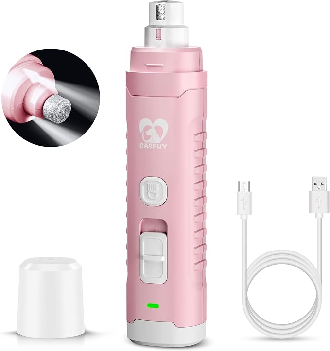 Casfuy 3X More Powerful 2-Speed Dog Nail Grinder