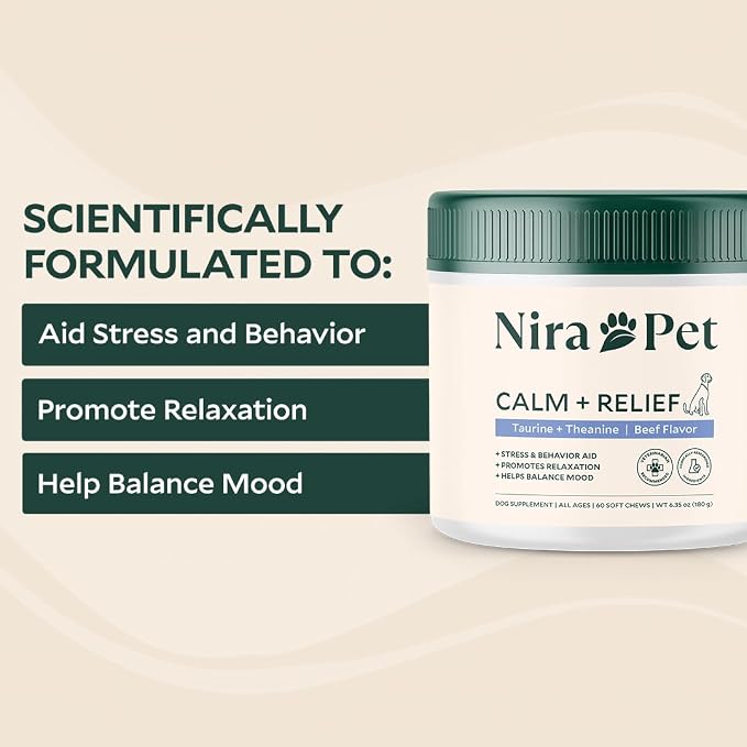 Nira Pet Calm and Relief for Dogs, Beef