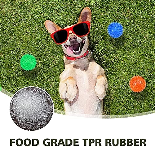 petizer Squeaky Dog Toy Balls, Floating, 2.5in, 6-Pack, Small