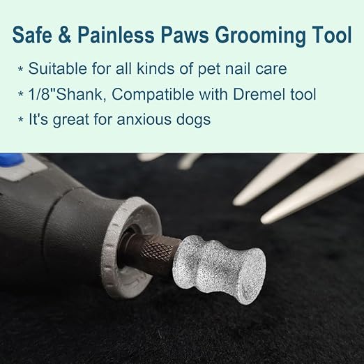 Diamond Dog Nail Grinder Bit, Dremel-Compatible, B