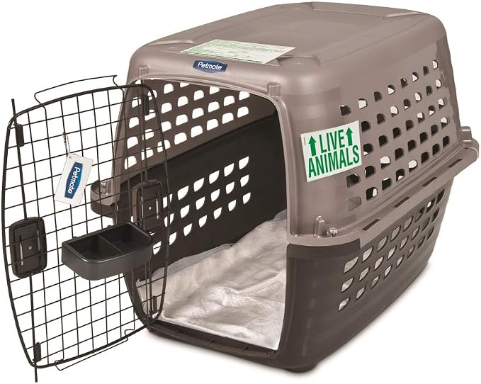 Petmate Sky Kennel Pet Carrier (32 Inch) and Petmate 290300 Kennel Travel Kit