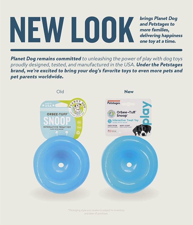 Chew King Premium Treat Dog Toy (XL, Pack of 2) and Planet Dog Orbee-Tuff Snoop Interactive Treat Dispensing Dog Toy (Large, Blue)