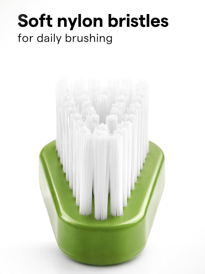 Pet Toothbrush Set of 6 for Dogs & Cats - Dual-Head Dog Toothbrush with Soft Nylon Bristles - Long Handle for Daily Dental Care - Home Use Toothbrush Pack for Small to Large Breed Pets - eBook + App