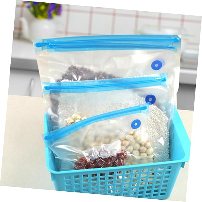 1set Vacuum Compression Food Preservation Bags for Pet Food Multifunctional Sealer Pouches Pump Airtight Kitchen Supply for Freshness and Extended Storage