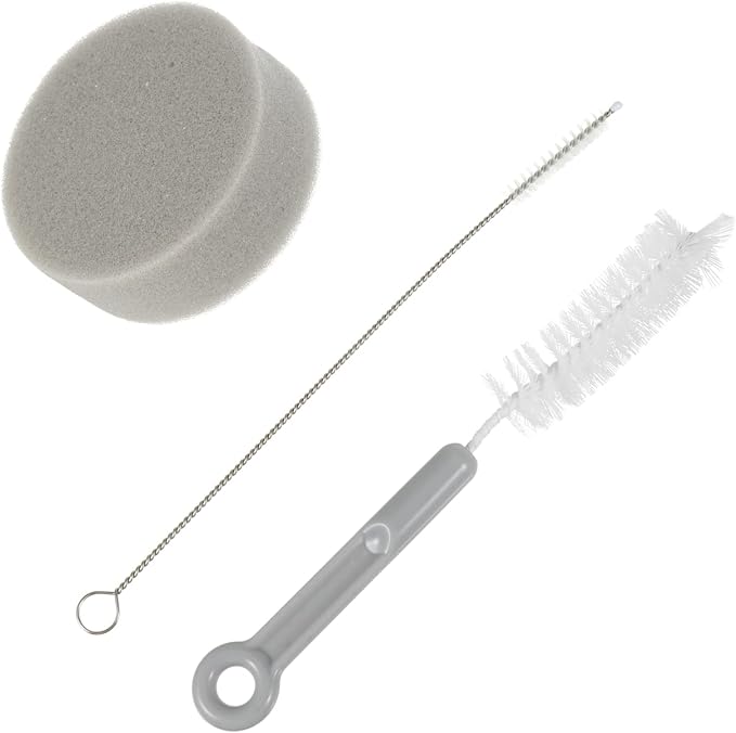 Drinking Glass Set 3pcs Cleaning and Dog Pet Water Cat Dispenser Fountain Kit Drinking Supplies Sponge Cup Cleaner Brush