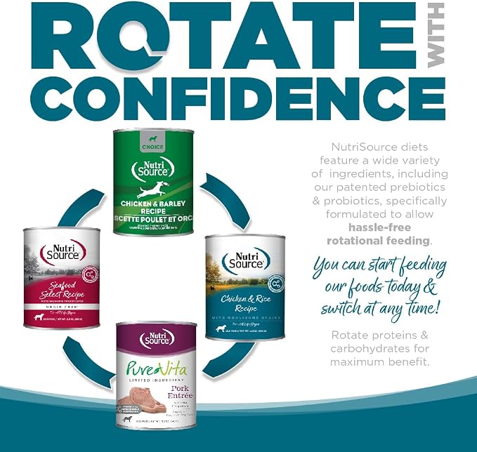 NutriSource Chicken & Rice Recipe Premium Wet Dog Food