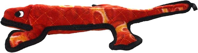 TUFFY® : 2 Pack Lizard Dog Toy: Ultra Durable Plush Toy with Multiple Layers & Reinforced Seams, Washable and Floats, Original Construction