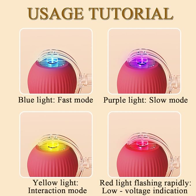 Interactive Pet Toy Ball, Automatic Dog Toy Interactive Dog Cat Toy Ball Dog & Cat Electric Active Toys, Smart Chase Pet Toy Ball for Dogs for Large Small Dogs Motion Activated，Green