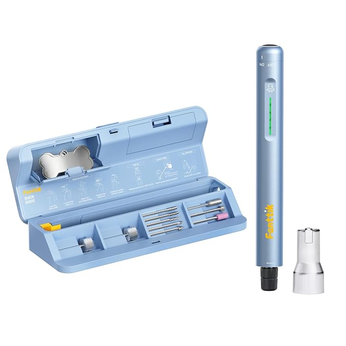 Fanttik F2 Master Dog Nail Grinder, 5-Speed, Blue
