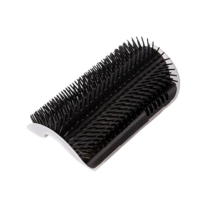 2pcs Compatible For Cat Massage Tool Pet Hair Removal Comb Wall Corner Cleaning Rubbing Brush Cats Toys Beauty Supplies(F)