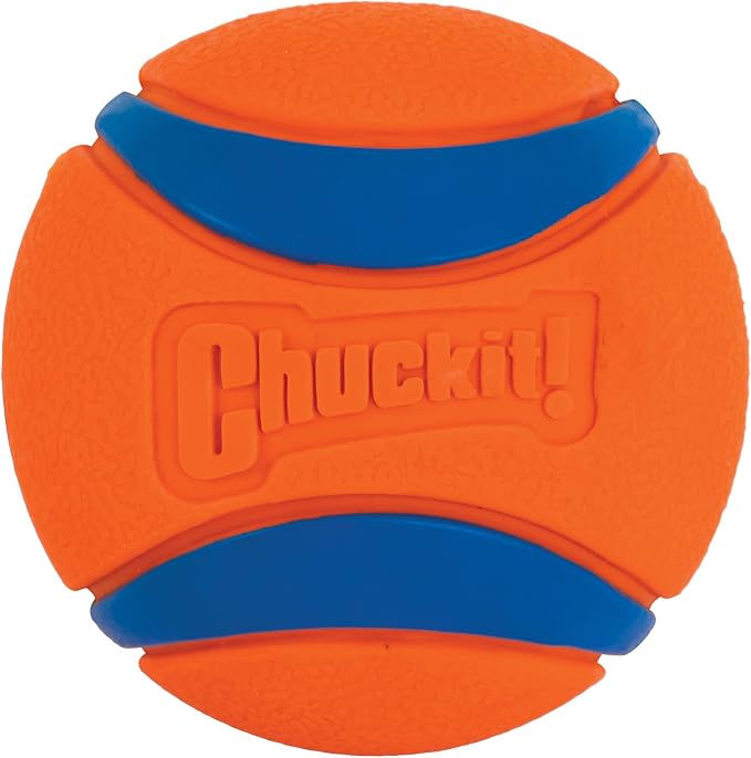 Chuckit! Ultra Squeaker Ball and Ultra Ball Dog Toys, Large (3 Inch)
