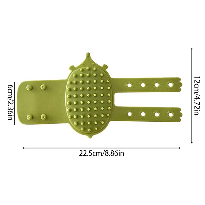 4pcs Groomer Massage Brushes Furniture Mountable Grooming Tool for Itch Relief Adjustable Silicone Cats Groomer