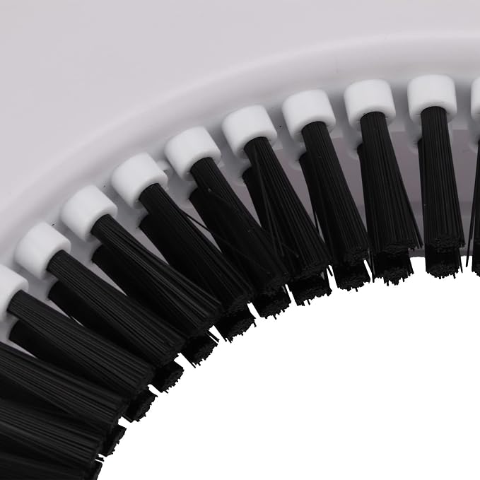 Cat Door Interior Door with Grooming Brush,Cat Brush for Long or Semi Short Haired for Shedding Removing Loose Fur and Massage (White)