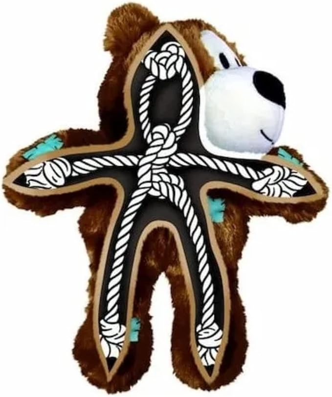 Kong Wild Knots Bears Durable Dog Toys Size:Small/Med Pack of 2 Small Breeds