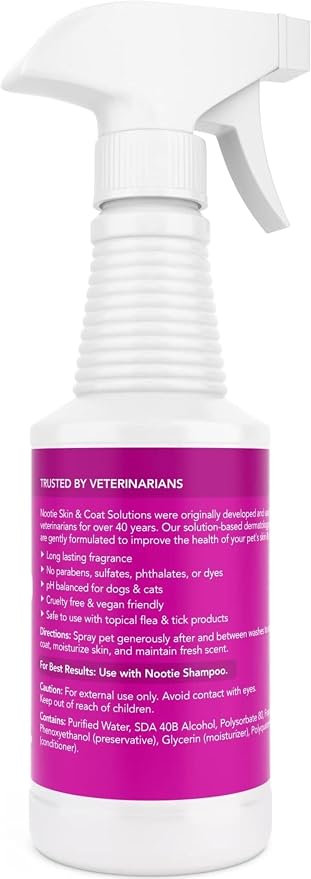 Nootie Japanese Cherry Blossom Spritz for Dogs & Cats, Revitalizing | 16oz, no parabens ,sulfates, harsh chemicals or dyes