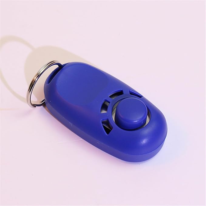 Dog Training Clicker, Stretch Wrist Rope, Blue