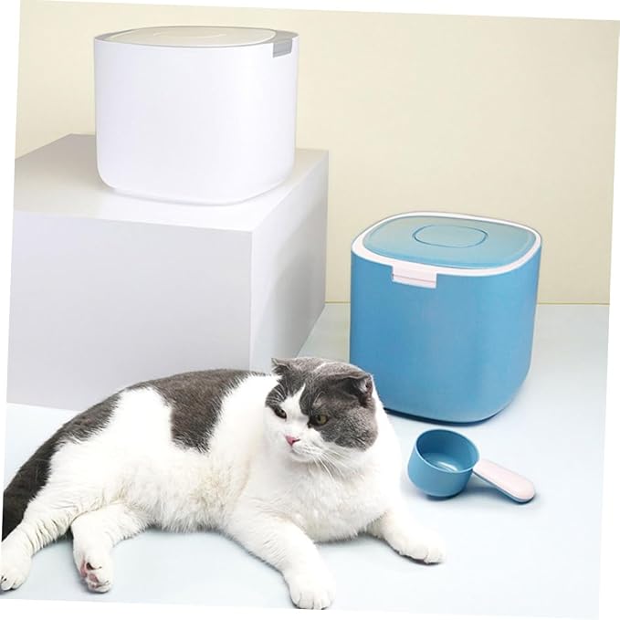 Airtight Pet Food Storage Container Moisture Grain Holder for Dog Cat Food Easy Capacity for Home Travel