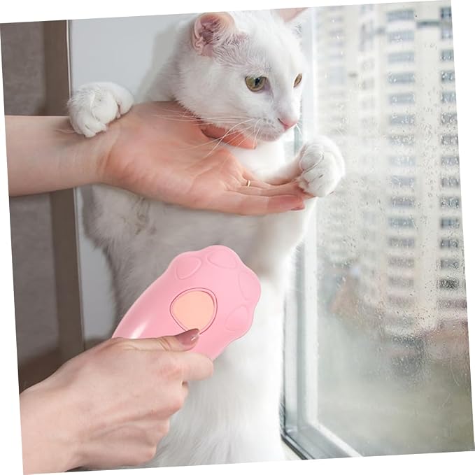 BESPORTBLE 2pcs Self-cleaning Cat Steam Brush Multi-functional Pet Bath Brush for Cats and Dogs Gentle Massage and Grooming for Travel and Home Use